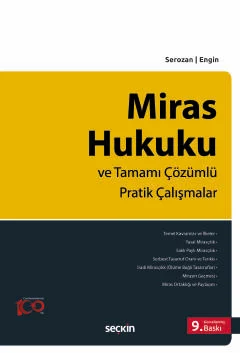 Miras Hukuku 9.BASKI Prof. Dr. Rona SEROZAN