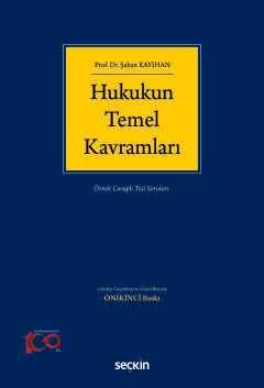 Hukukun Temel Kavramları 12.BASKI Şaban Kayıhan