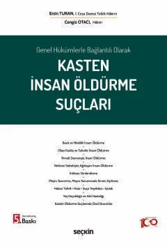 Kasten İnsan Öldürme Suçları 5.BASKI Ersin Turan