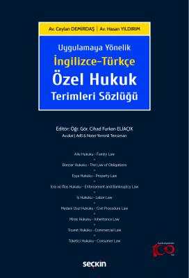 İngilizce–Türkçe Özel Hukuk Terimleri Sözlüğü Cihad Furkan Eliaçık