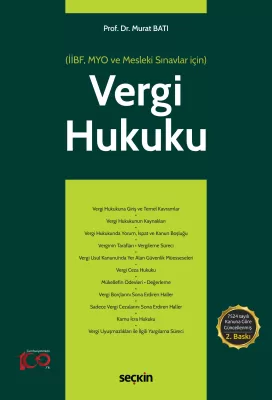 Vergi Hukuku (MYO) 2.BASKI Murat Batı