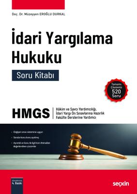 İdari Yargılama Hukuku Soru Kitabı 4.BASKI Doç. Dr. Müzeyyen Eroğlu Du