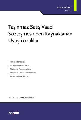 Taşınmaz Satış Vaadi Sözleşmesinden Kaynaklanan Uyuşmazlıklar 4.BASKI 