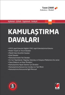 Kamulaştırma Davaları 5.BASKI Turan Çınar