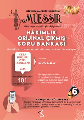 Müessir Adli-İdari Hâkimlik Ceza Hukuku Özel Hükümler ve CMK Soru Bank