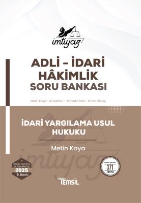 İMTİYAZ İdari Yargılama Usul Hukuku Soru Bankası 9.BASKI Metin Kaya