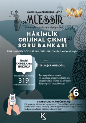 Müessir Adli-İdari Hâkimlik İdari Yargılama Hukuku Soru Bankası 6.BASK