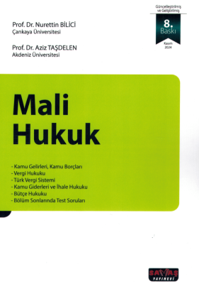 Mali Hukuk 8.BASKI Prof. Dr. Nurettin BİLİCİ