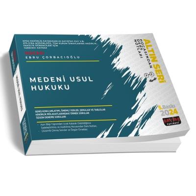 Medeni Usul Hukuku Hocasından Ders Notları 2024 5.baskı Ebru ÇORBACIOĞ