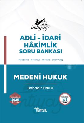 İMTİYAZ Medeni Hukuk Soru Bankası 7.BASKI Bahadır Erkol