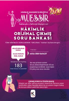 Müessir Adli-İdari Hâkimlik Çıkmış Soru Bankası MİLLETLERARASI HUKUK M